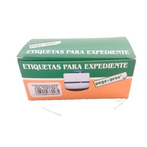 Etiqueta para expediente pegapress