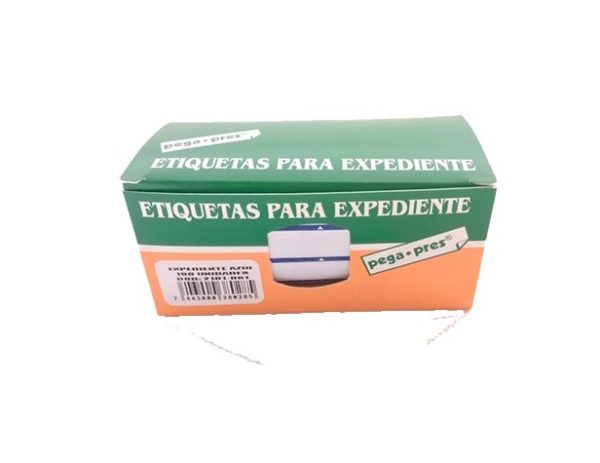 Etiqueta para expediente pegapress